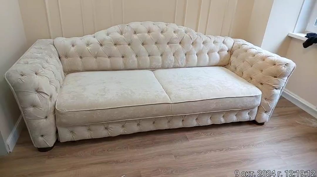 Замена обивки дивана на дому. Капотня